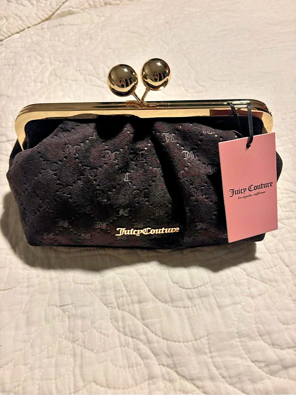 Juicy Couture Keep it Classy Frame Crossbody in Chocolate